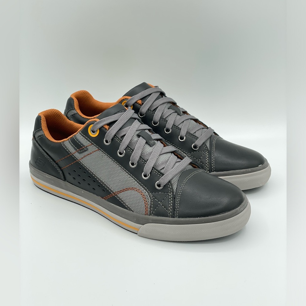 Skechers Diamondback Tevor Leather Sneakers, Size 8.5
